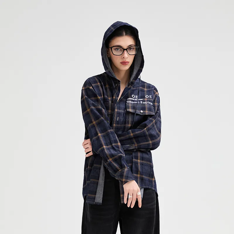 Organic Emotion Shirt Unisex Denim Blue-5