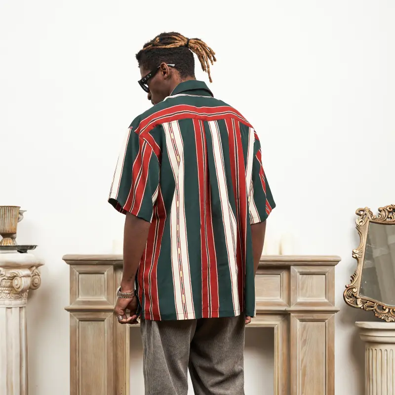 EMPTY REFERENCE Shirt Unisex Red Green-5