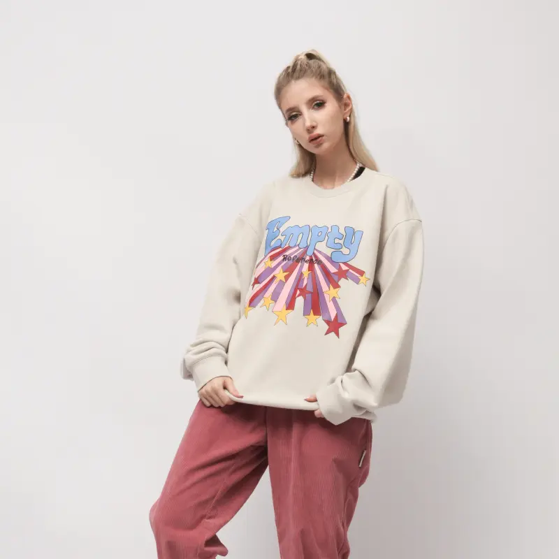 EMPTY REFERENCE Sweatshirt Unisex Apricot-5