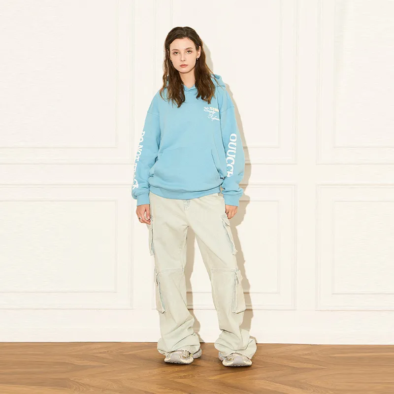 EMPTY REFERENCE Sweatshirts Unisex Denim Blue-3