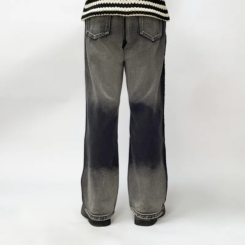 EMPTY REFERENCE x OANAVAM Jeans Unisex Black-5