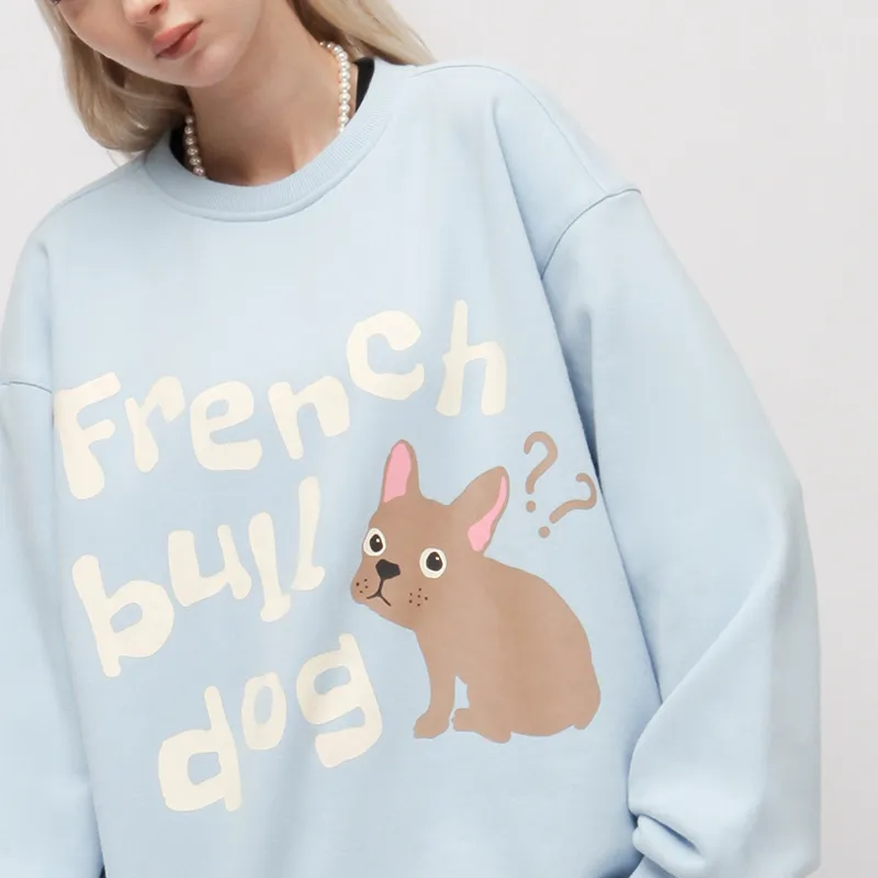 EMPTY REFERENCE x REVERSE IRONY Sweatshirt Unisex Light Blue-5