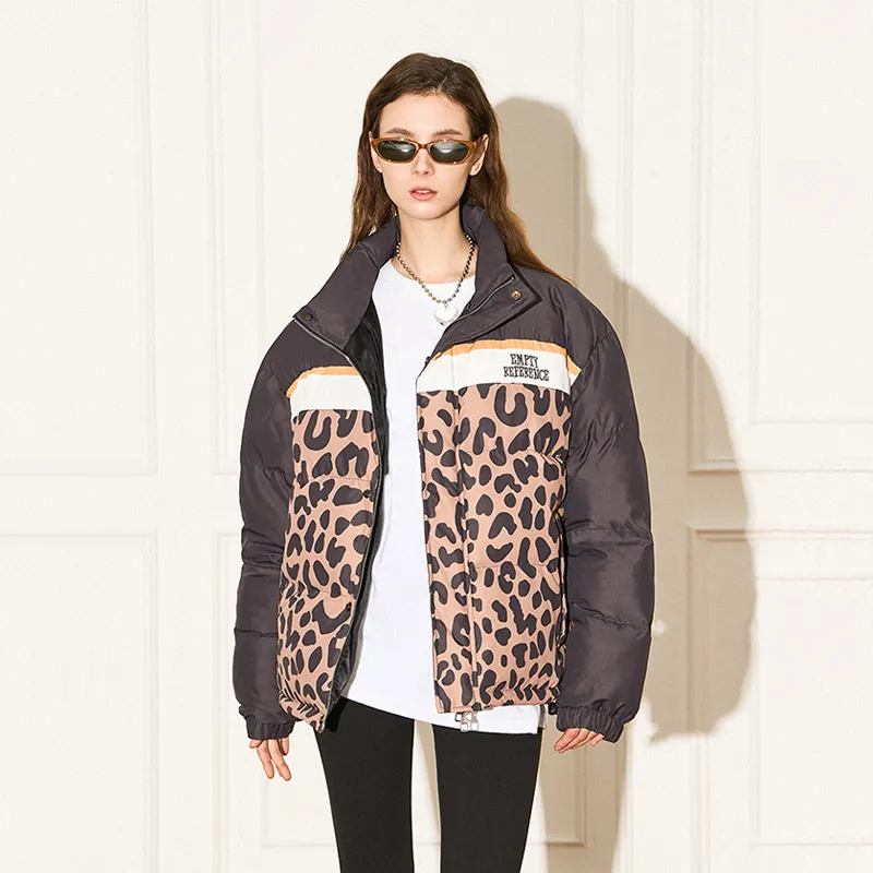 EMPTY REFERENCE Puffer Jacket Unisex Black-3