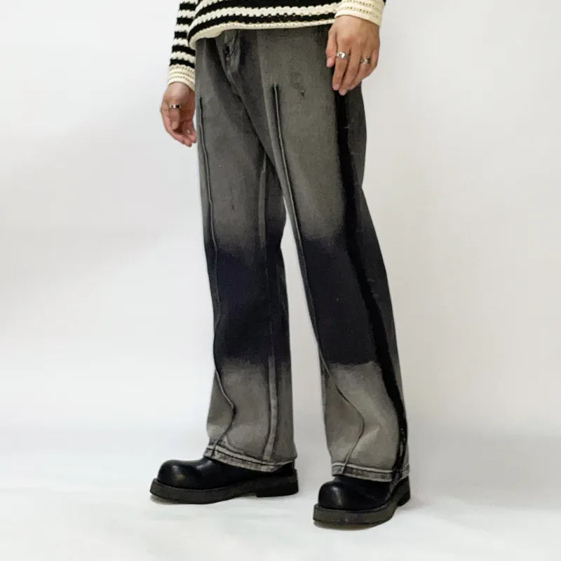 EMPTY REFERENCE x OANAVAM Jeans Unisex Black-4