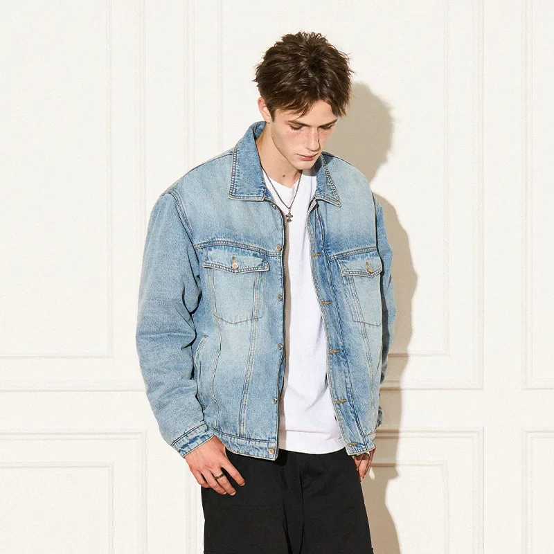 EMPTY REFERENCE Puffer Jackets Unisex Light Blue-4