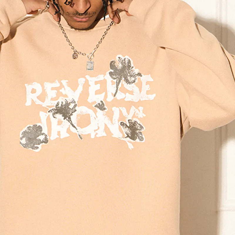 EMPTY REFERENCE x REVERSE IRONY Sweatshirt Unisex Coffee-5