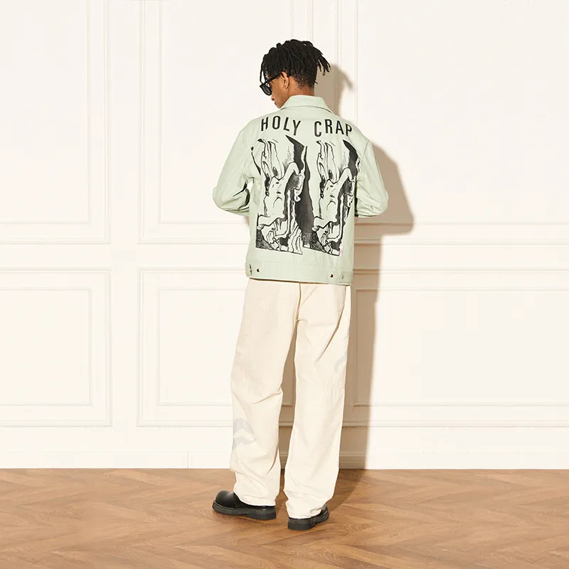 EMPTY REFERENCE Jackets Coats Unisex Green-3