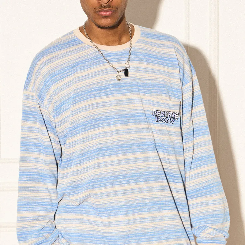 EMPTY REFERENCE x REVERSE IRONY T Shirt Unisex Blue-5