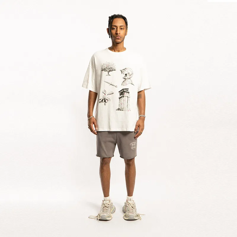 EMPTY REFERENCE Knee Length Casual Shorts Unisex-2