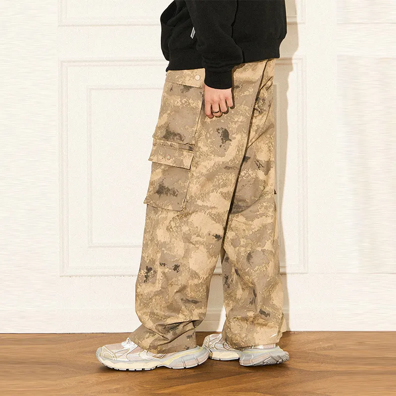 EMPTY REFERENCE Cargo Pants Unisex Camouflage-5