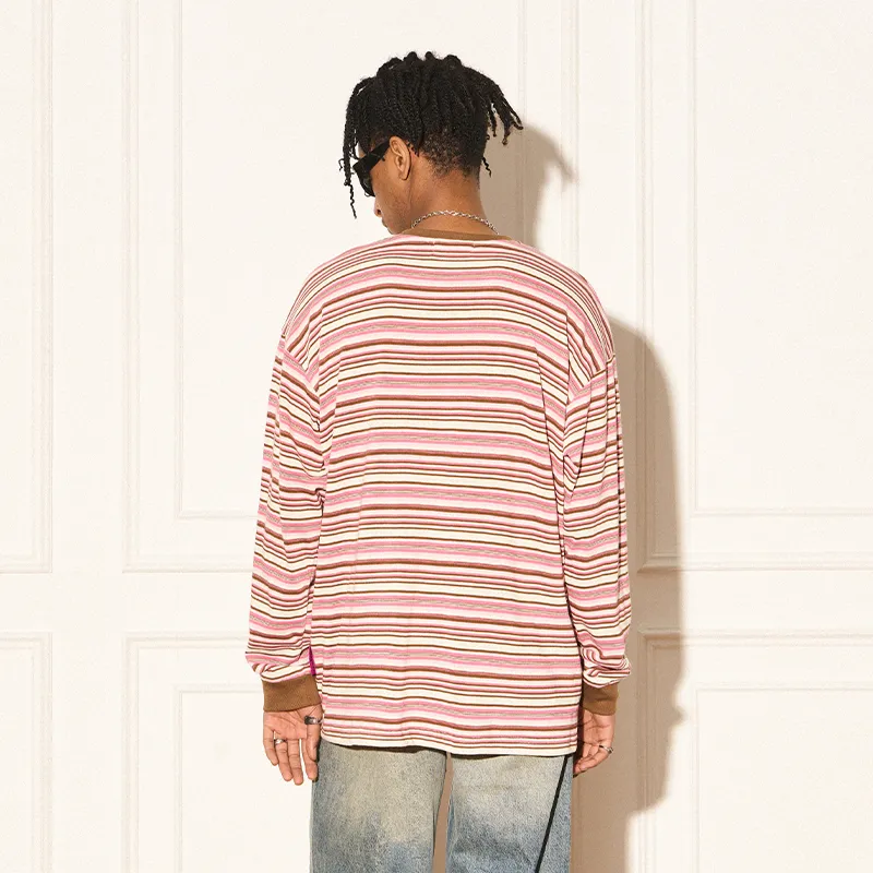 EMPTY REFERENCE x REVERSE IRONY T Shirt Unisex Brown Pink-4