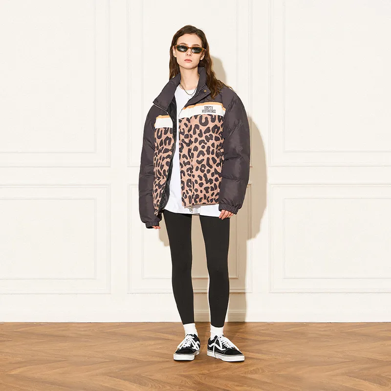 EMPTY REFERENCE Puffer Jacket Unisex Black-4