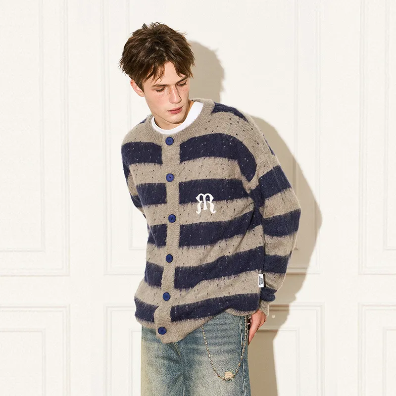 EMPTY REFERENCE Sweater Unisex Blue-3