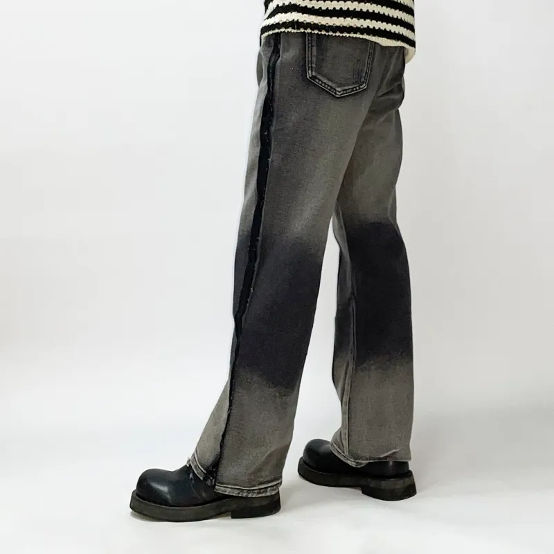 EMPTY REFERENCE x OANAVAM Jeans Unisex Black-3