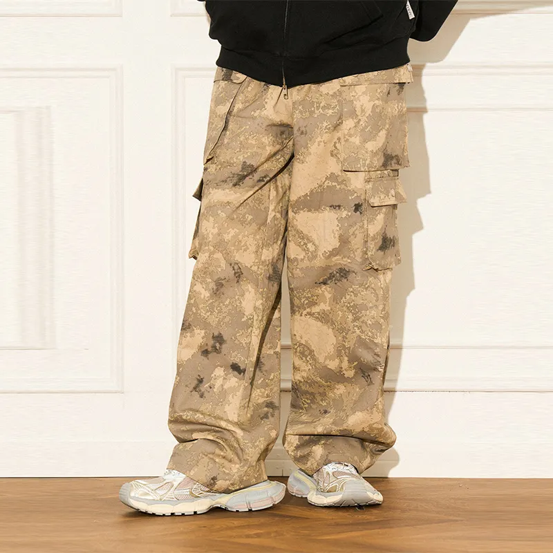 EMPTY REFERENCE Cargo Pants Unisex Camouflage-2