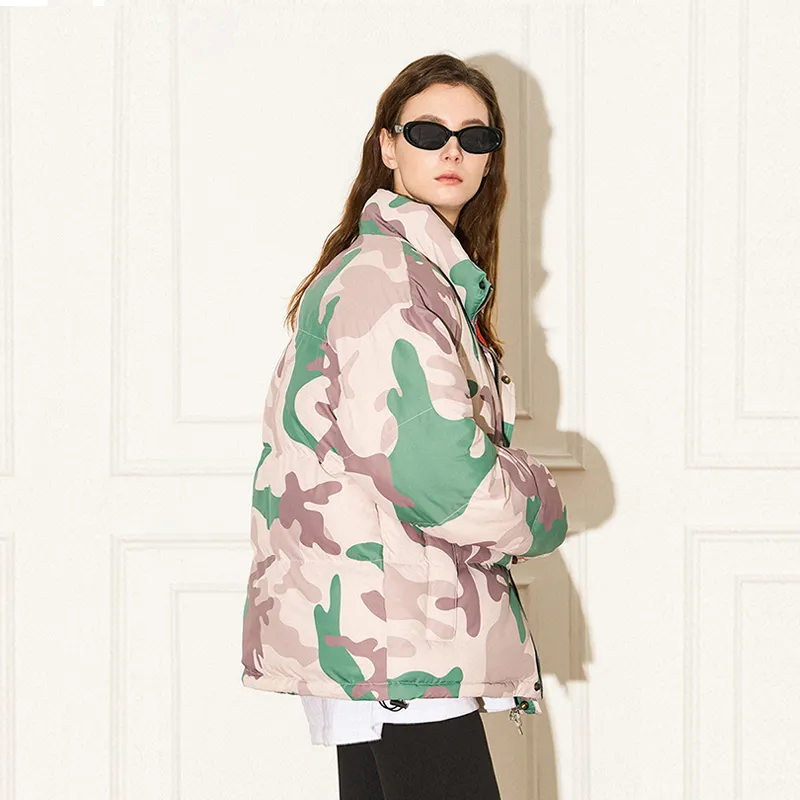 EMPTY REFERENCE Puffer Jacket Unisex Camouflage-5