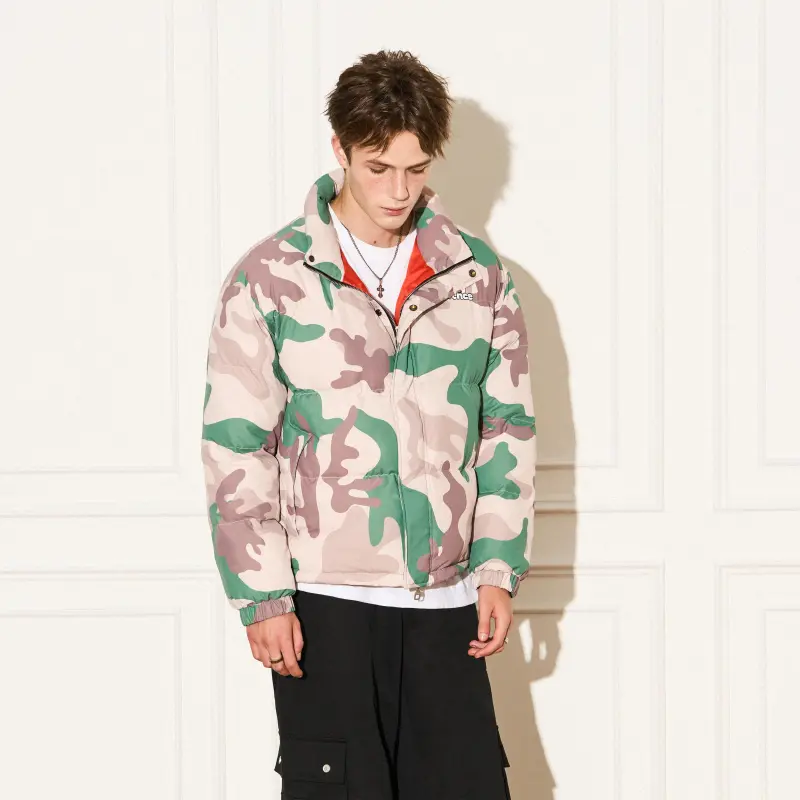 EMPTY REFERENCE Puffer Jacket Unisex Camouflage-2