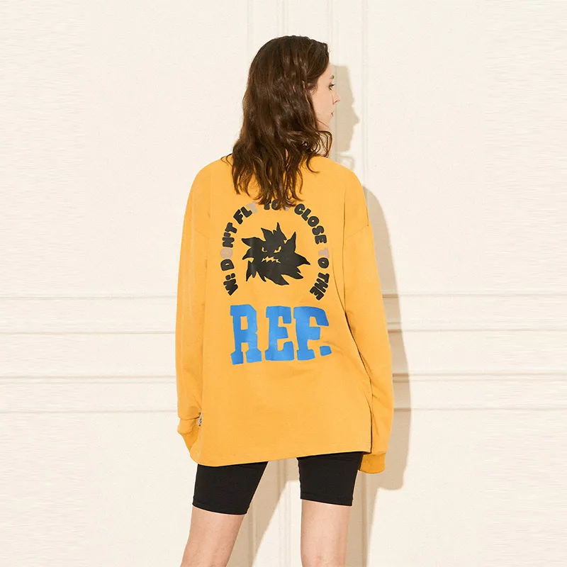 Deligatie logo-print sweatshirt Braun
