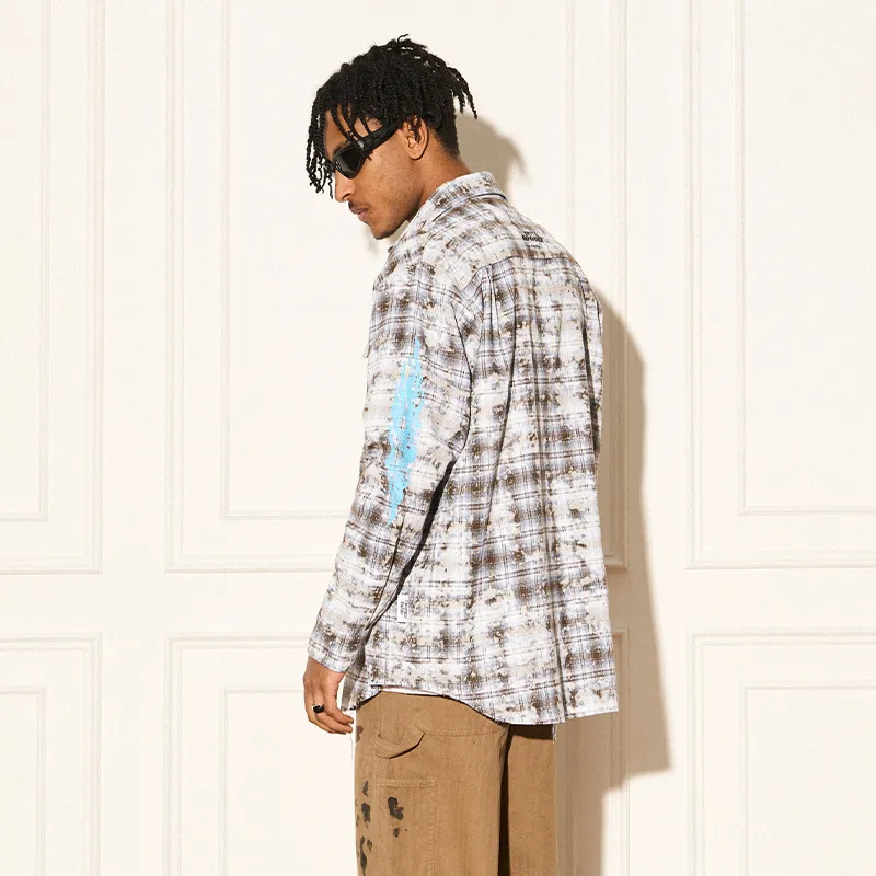 EMPTY REFERENCE Shirt Unisex Blue Brown-4