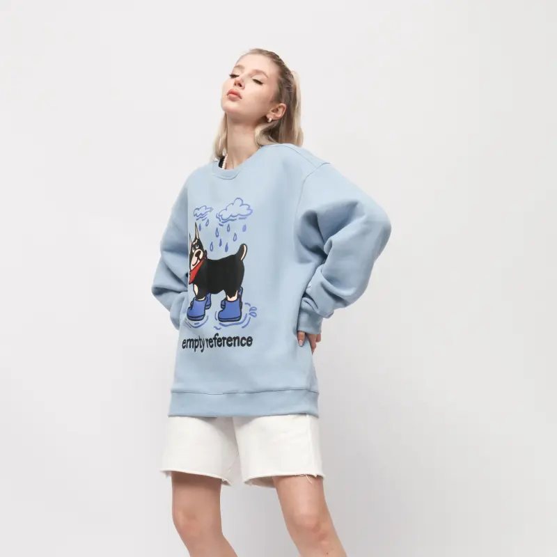 EMPTY REFERENCE Sweatshirt Unisex Blue-5