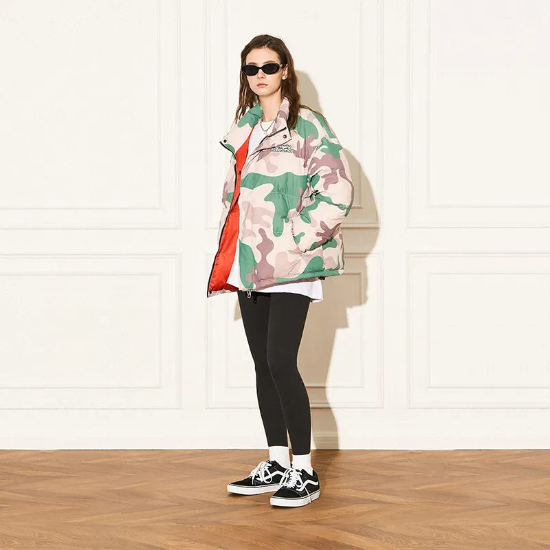 EMPTY REFERENCE Puffer Jacket Unisex Camouflage-4