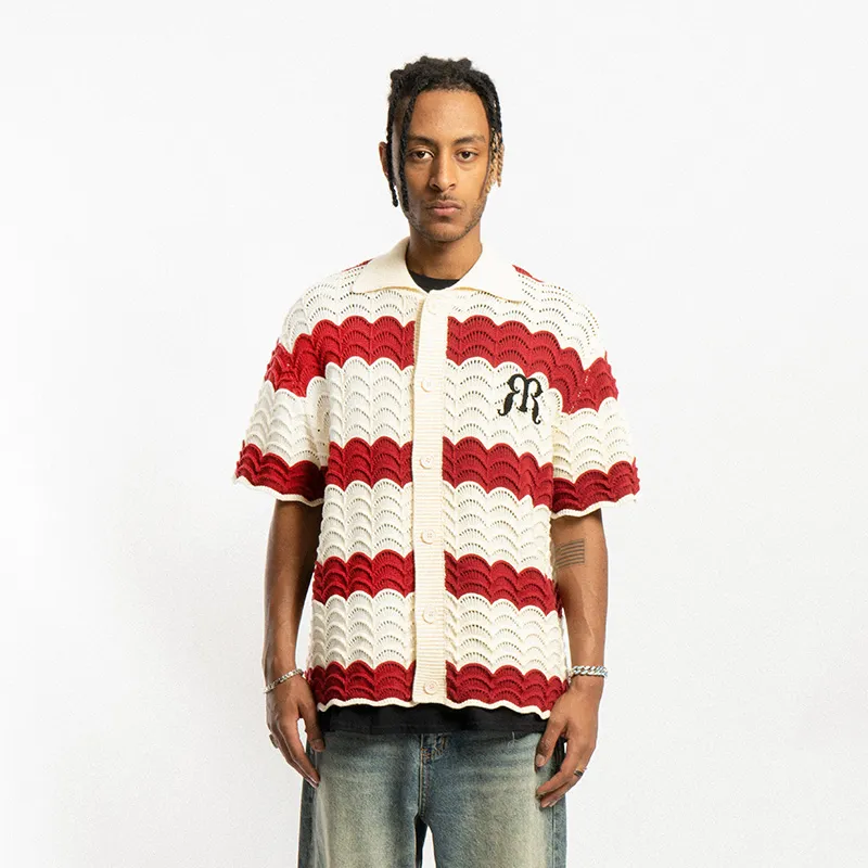 EMPTY REFERENCE Shirts Unisex Beige Red-2