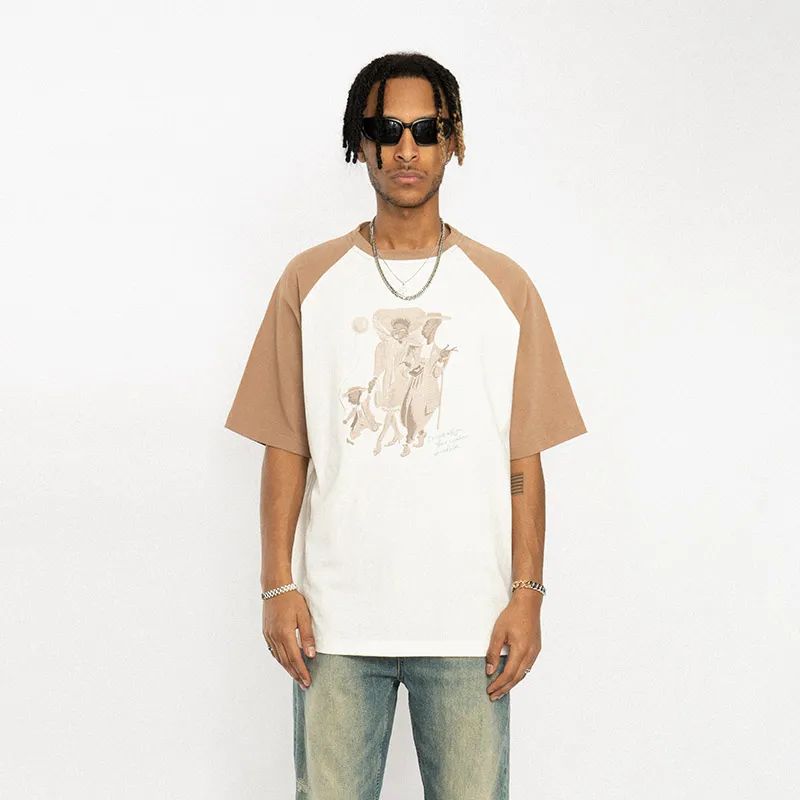 EMPTY REFERENCE T Shirts Unisex White Brown-2