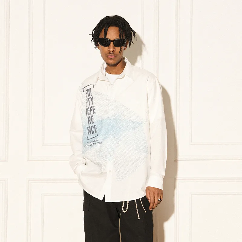 EMPTY REFERENCE Shirt Unisex White-5