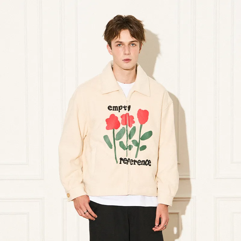 EMPTY REFERENCE Jacket Unisex Ecru-2