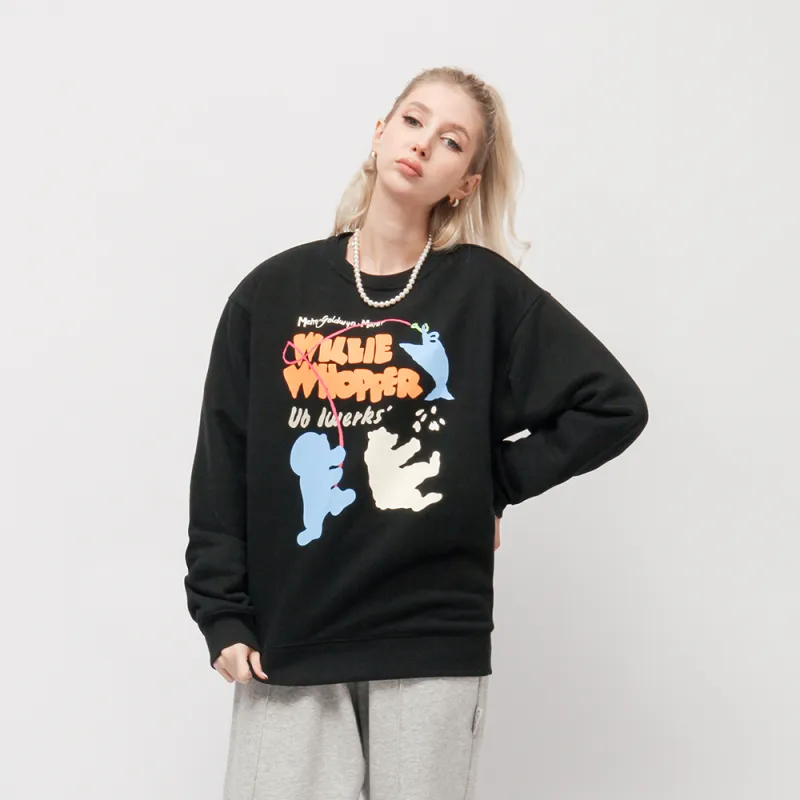 EMPTY REFERENCE x REVERSE IRONY Sweatshirt Unisex Black-3