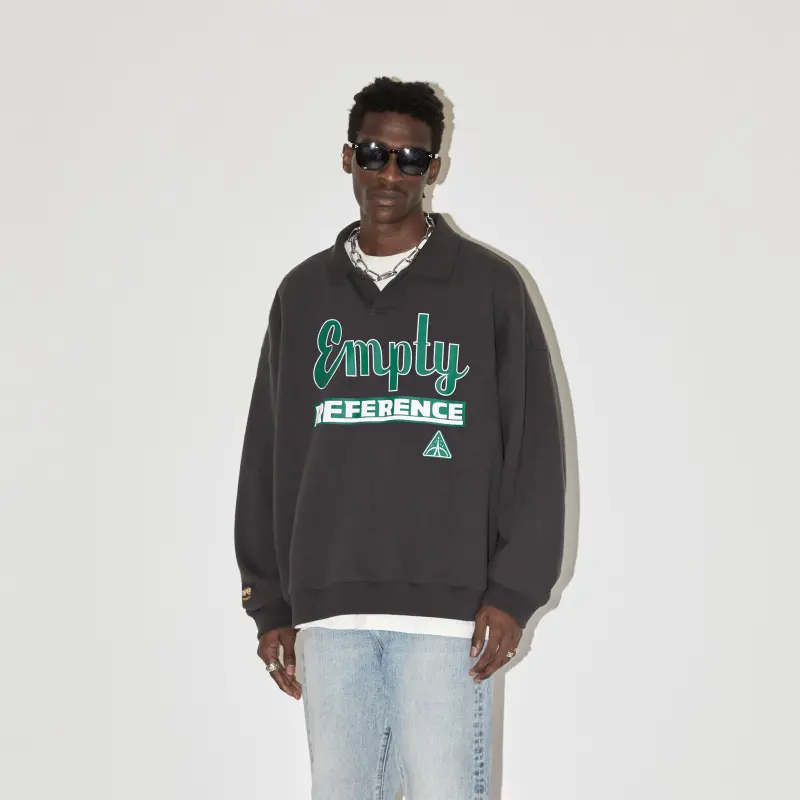 EMPTY REFERENCE Sweatshirt Unisex Charcoal Gray-5
