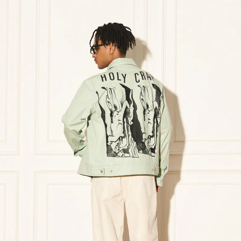 EMPTY REFERENCE Jackets Coats Unisex Green-5