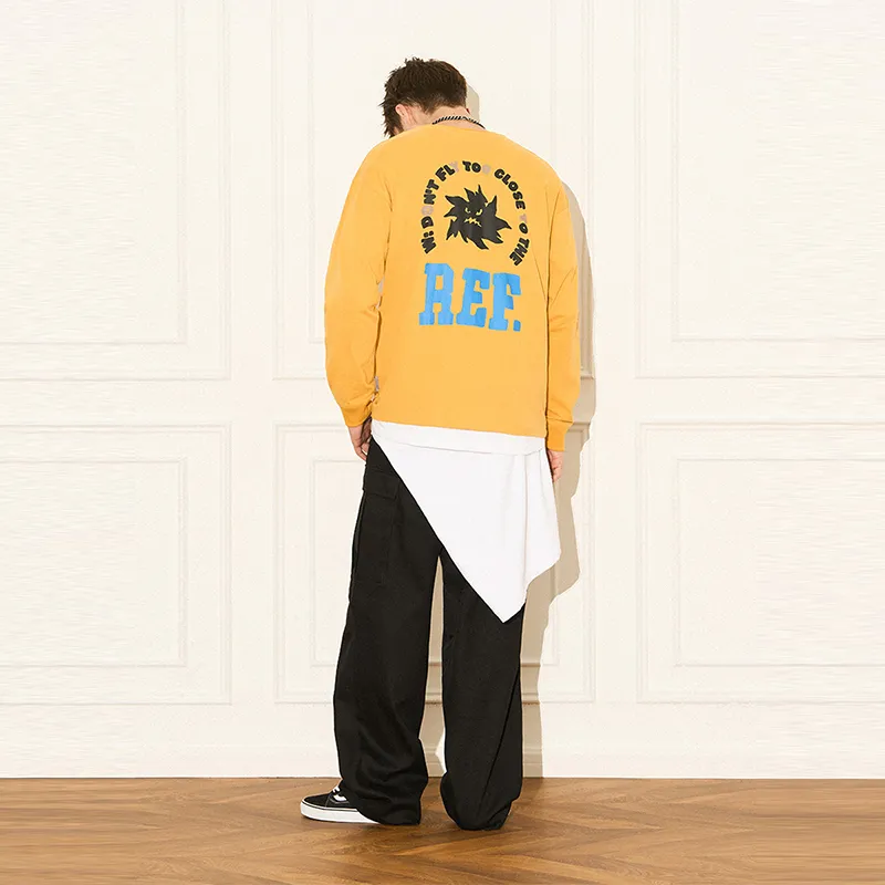 EMPTY REFERENCE T Shirts Unisex Yellow-5
