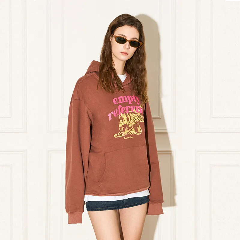 EMPTY REFERENCE Sweatshirts Unisex Brown-5