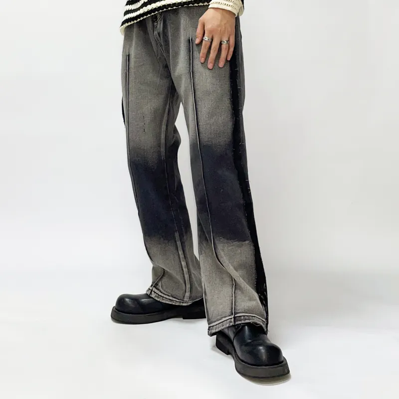EMPTY REFERENCE x OANAVAM Jeans Unisex Black-2