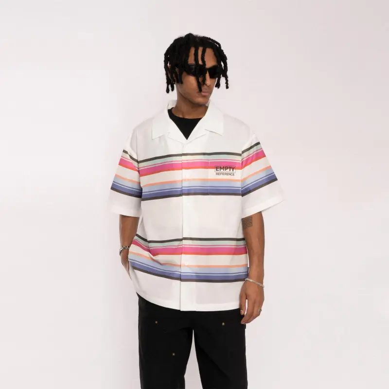 EMPTY REFERENCE Short Sleeved Shirt Unisex White-5