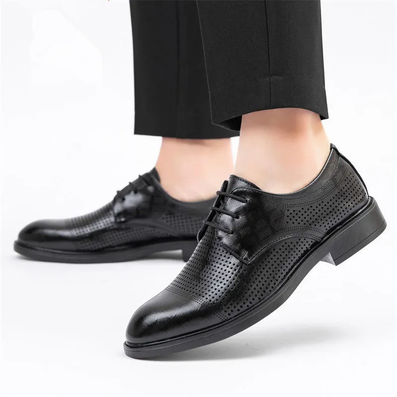JIETEGONGYANG Dress Shoes Men's Black-10