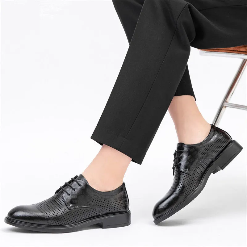 JIETEGONGYANG Dress Shoes Men's Black-11
