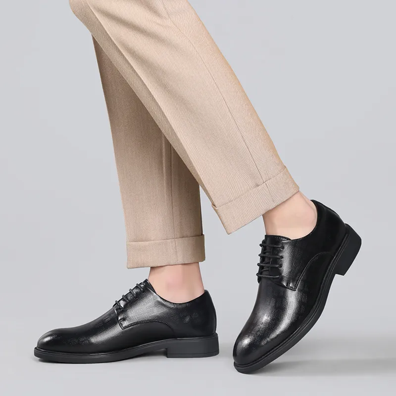 JIETEGONGYANG Dress Shoes Men's Black-8