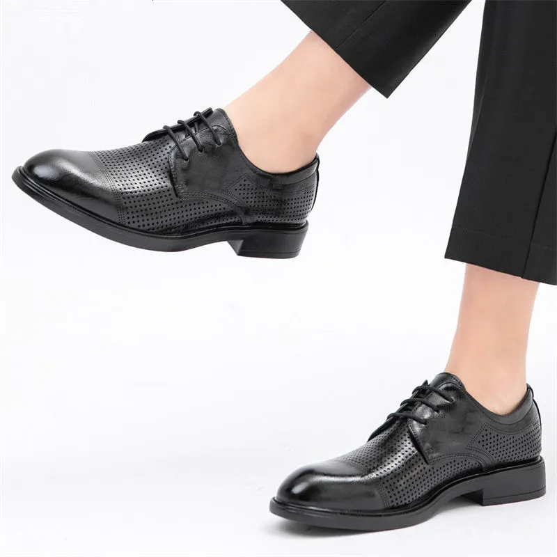 JIETEGONGYANG Dress Shoes Men's Black-14