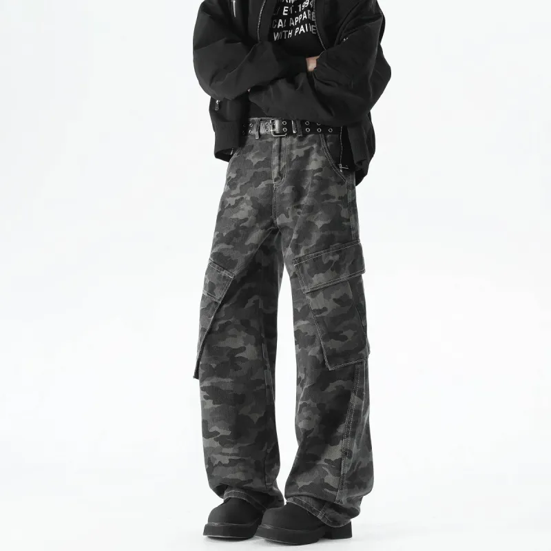CLOR Jeans Unisex Camouflage Gray-2