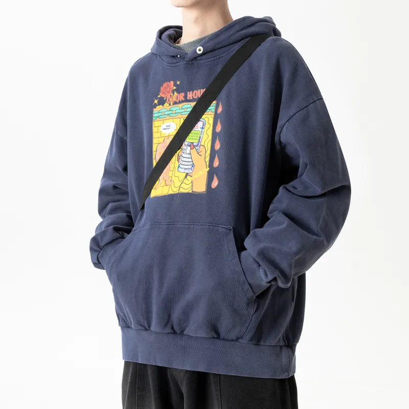 CLOR Sweatshirt Unisex Navy Blue-6