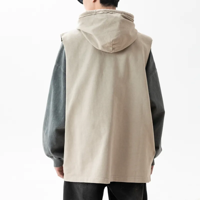 CLOR Tank Tops Unisex Khaki-3