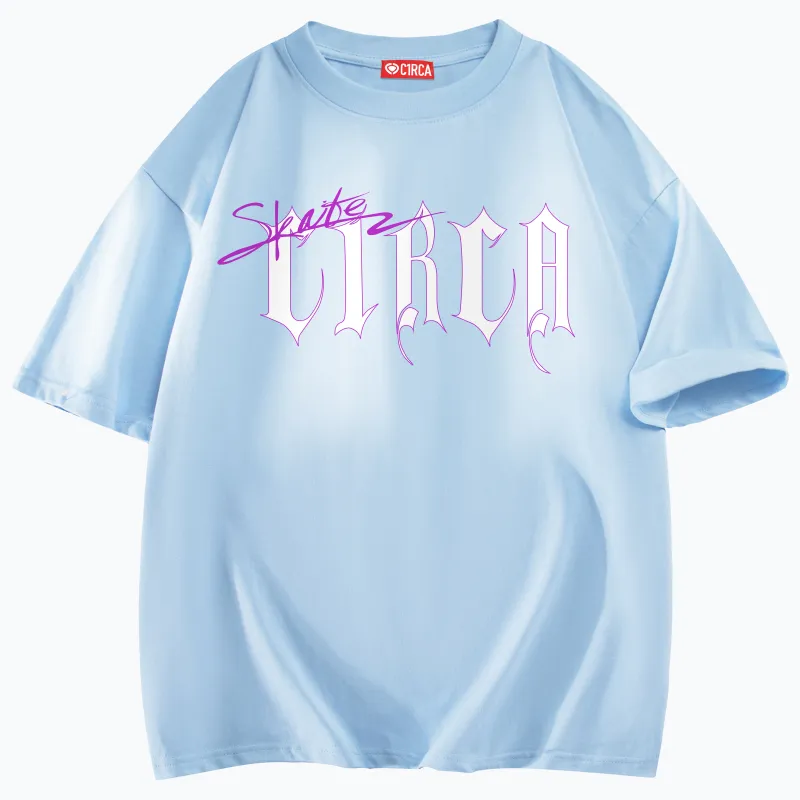 C1RCA American Gothic Letter Cross Fun Combination Logo Print T-Shirt Unisex-14