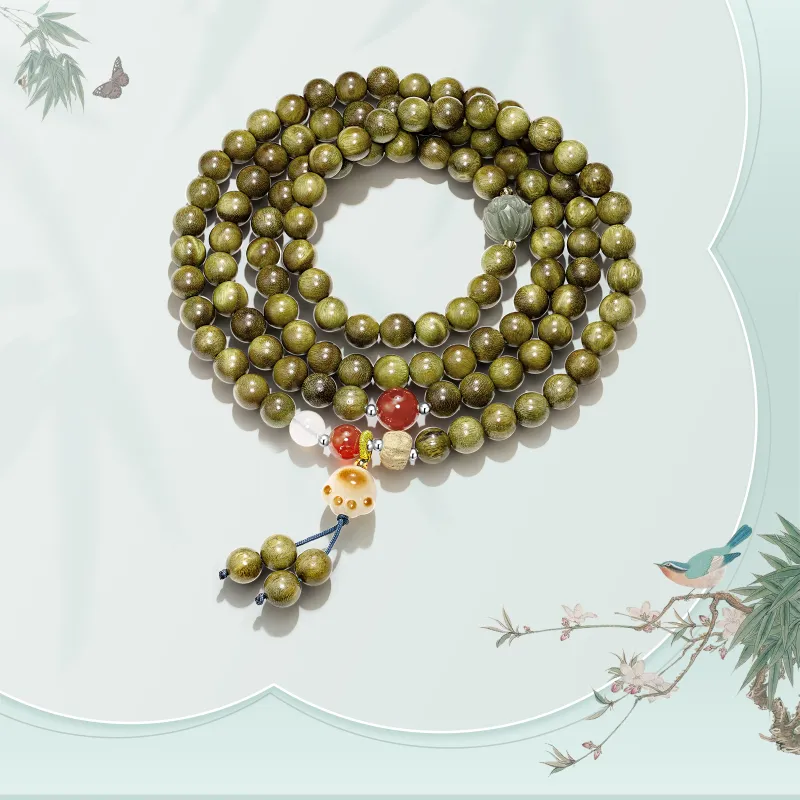 North Cain Green Sandalwood Bracelets Unisex-1