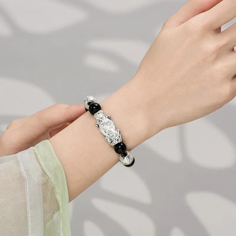 North Cain Colored Glaze Jade Bracelets Unisex-4