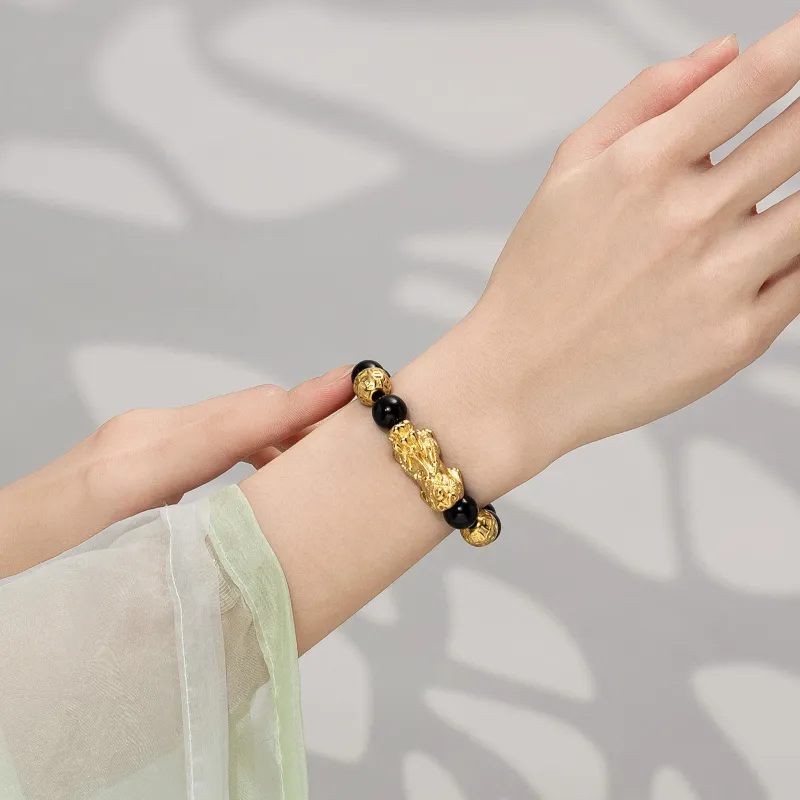 North Cain Colored Glaze Jade Bracelets Unisex-1
