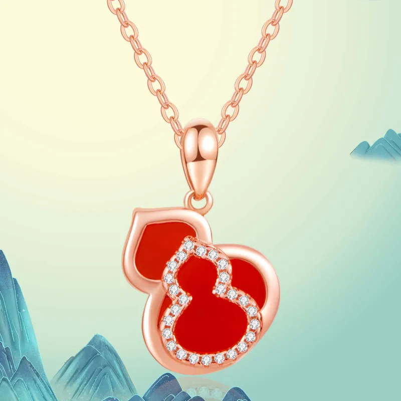 North Cain Agate Necklaces Unisex-2