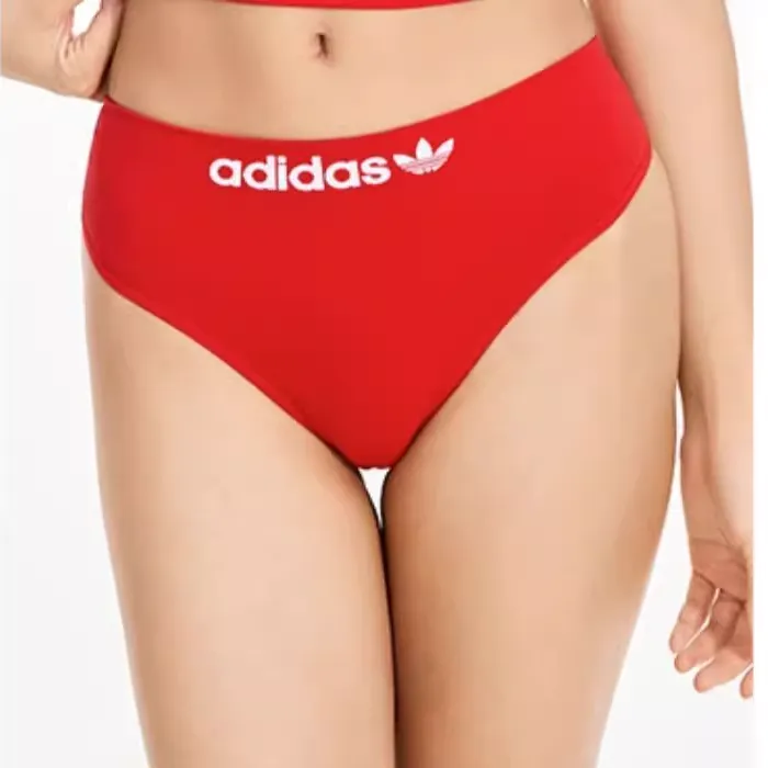 Adidas Originals Comfortable Skin-Friendly Breathable Anti-Friction Anti-Ballooning Women's 1 Pack Red-2