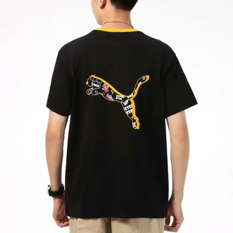 PUMA T Shirt Unisex 2 Pack Black-2